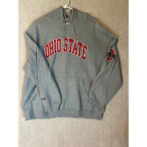Pro player vintage Ohio State hoodie. Gray and red. Size XL